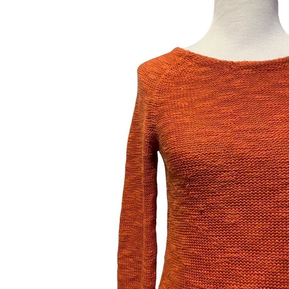 Sparrow | Orange Knit Long Sleeve Sweater - Picture 4 of 8